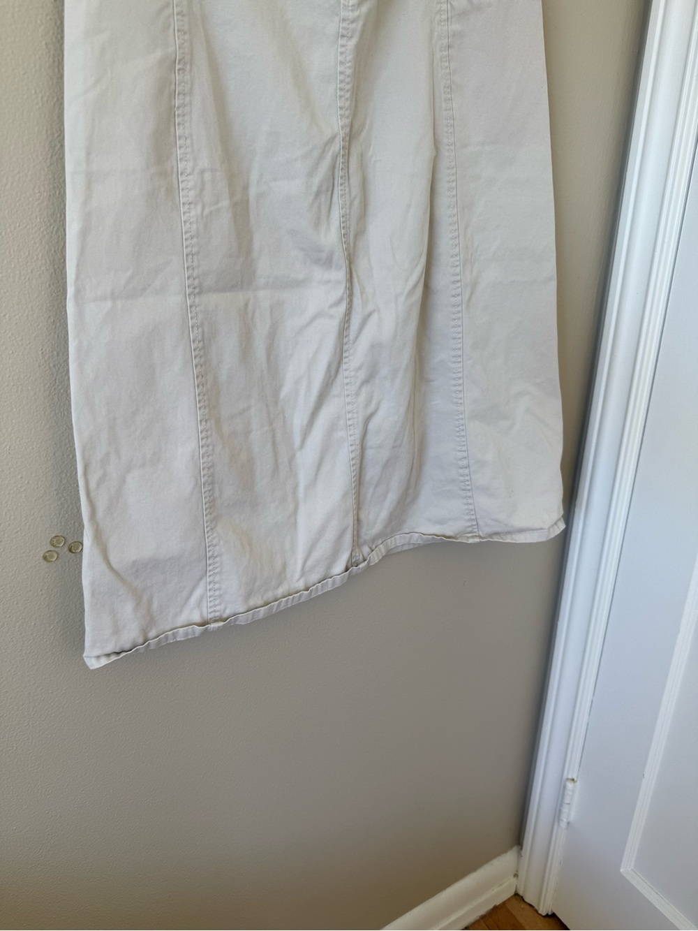 Vintage Eddie Bauer Khaki Midi Skirt - Picture 2 of 10